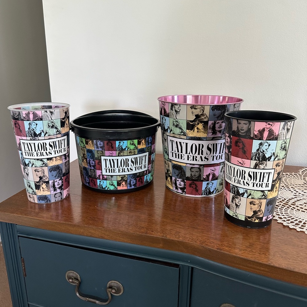 Taylor Swift The Eras Tour AMC and Regal Popcorn and Drink Set